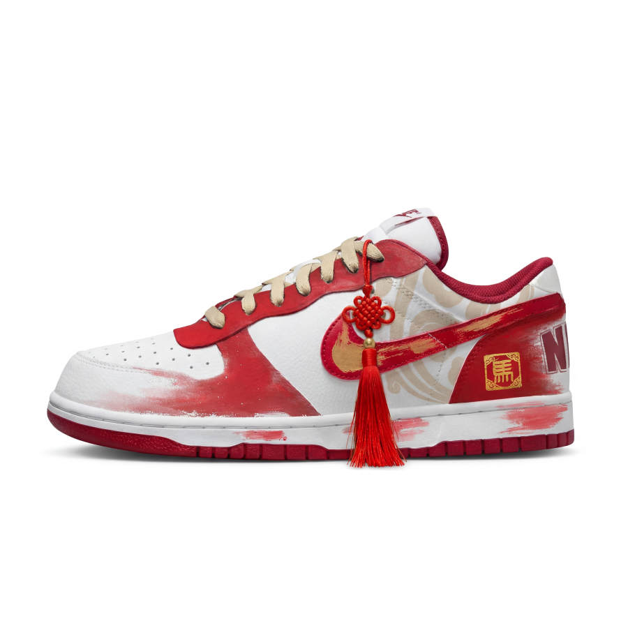 Nike Nike Big Golden Horse Brings Fortune Synthetic Leather Slip Resistant Cushioning Abrasion Resistant Low top