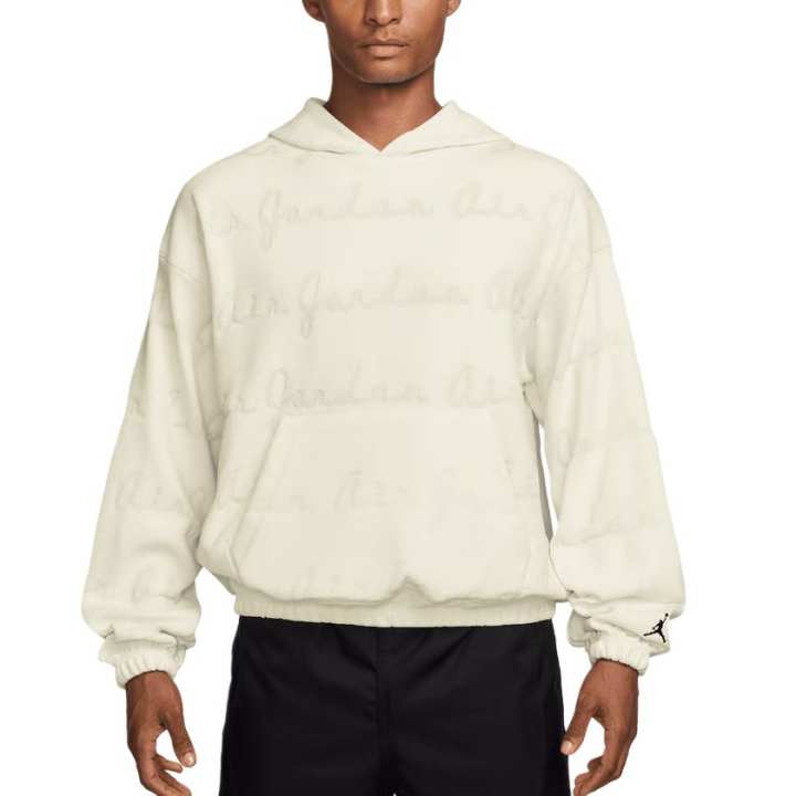 Jordan Jordan Flight Sweatshirts Men's White Hooded Non Detachable Moderate
