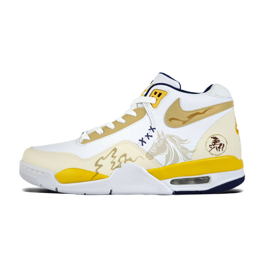 Nike Nike Flight Legacy Horse To Greet Abrasion Resistant Slip Resistant Vintage Basketball Shoes Unisex