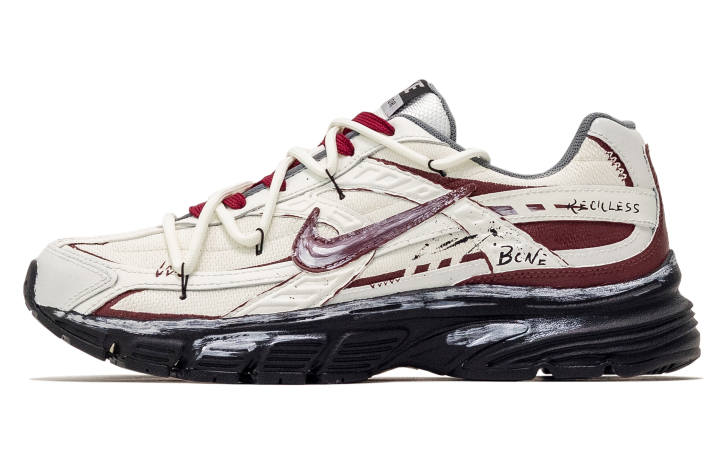 Nike Nike Initiator Textile, Leather Abrasion Resistant Low top Casual Running Shoes Men's Red White
