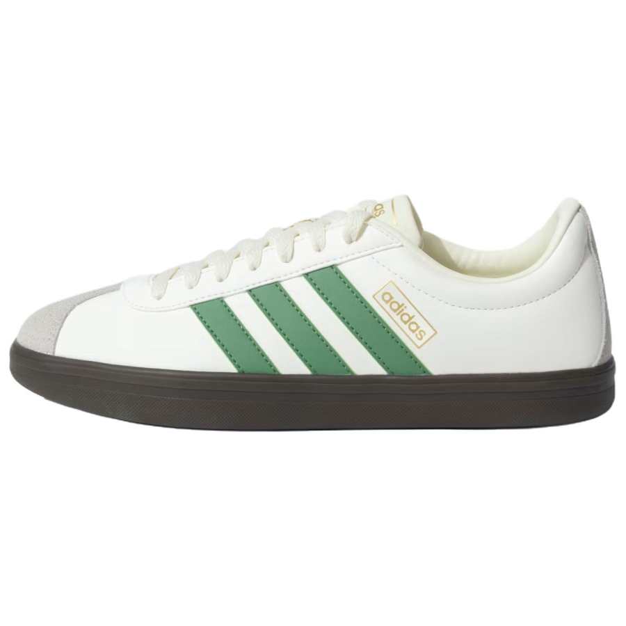 Adidas Adidas VL COURT 2.0 Abrasion Resistant Low top German Army Trainers Men's White Green