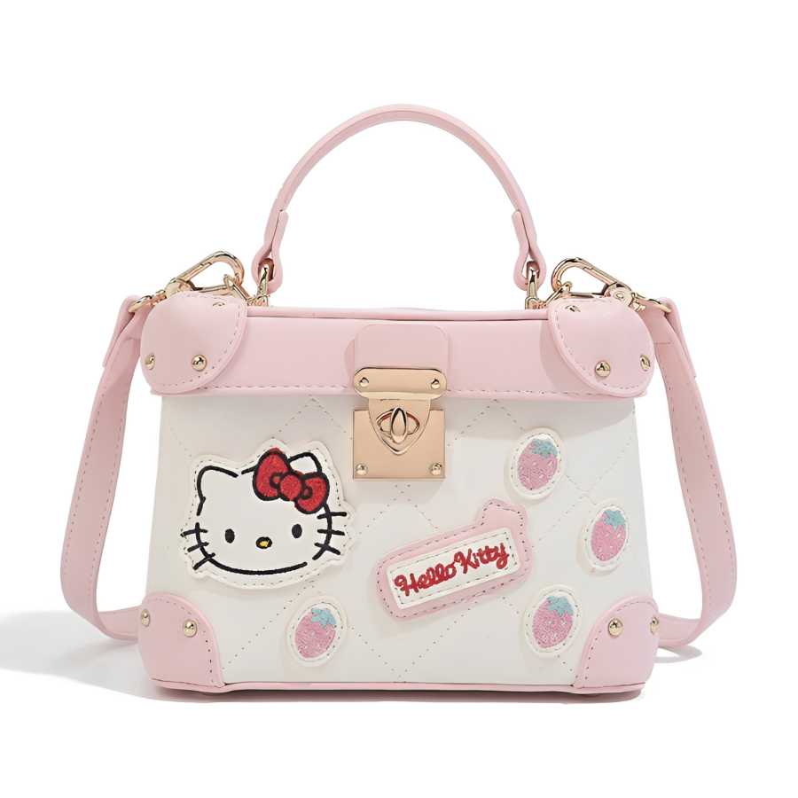 Sanrio Synthetic Leather/PU Crossbody Handbag Regular Women's Pink