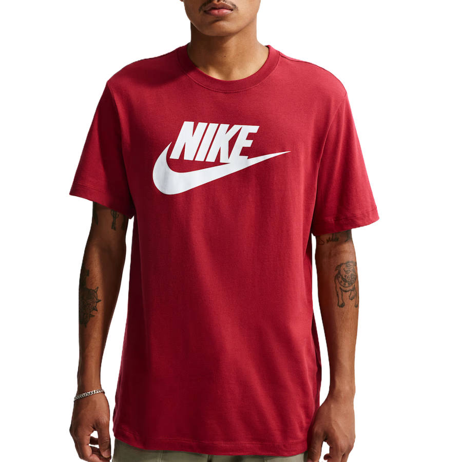 Nike Nike Sportswear T Shirts Men's Stanford Cardinal Crew Neck Moderate Straight Fit