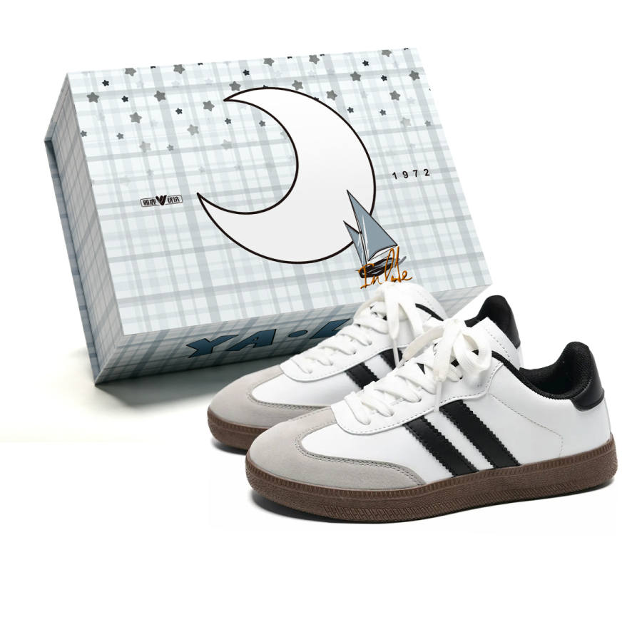 YALU Synthetic Leather Low top Skateboard Shoes Unisex