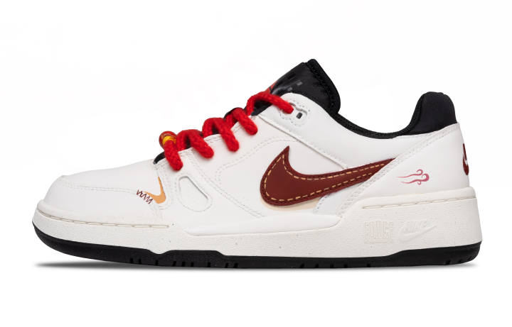 Nike Nike Full Force Golden Pearl White, Shark Baby Low top Skateboard Shoes Men's