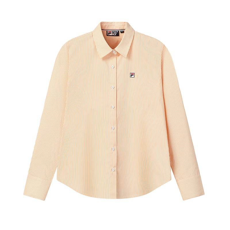 FILA Heritage Shirts Women's All Over Print 2 Lapel Moderate Other