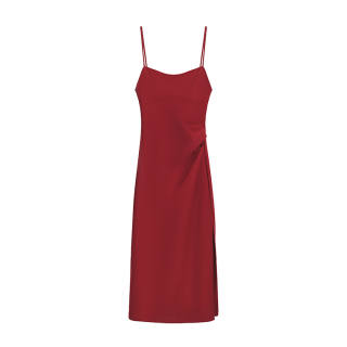 MOMMANWA Slip Dresses Women's Red Moderate