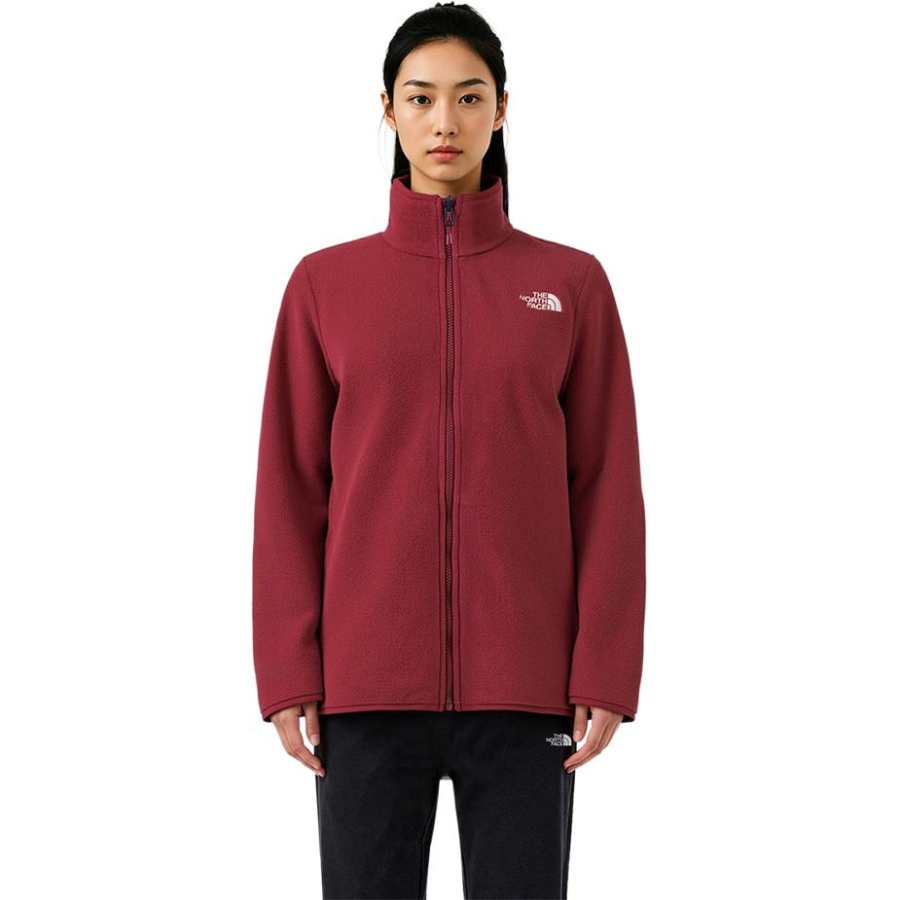 THE NORTH FACE Glacier FW25 Fleece Clothing Women's Lacquer Wood Red
