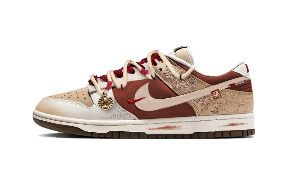 Nike Nike Dunk Cherry Bomb, Undomesticated Low top Skateboard Shoes Unisex Red Brown
