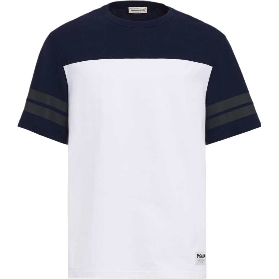 Alexander McQueen Hybrid Airtex Mesh T shirt