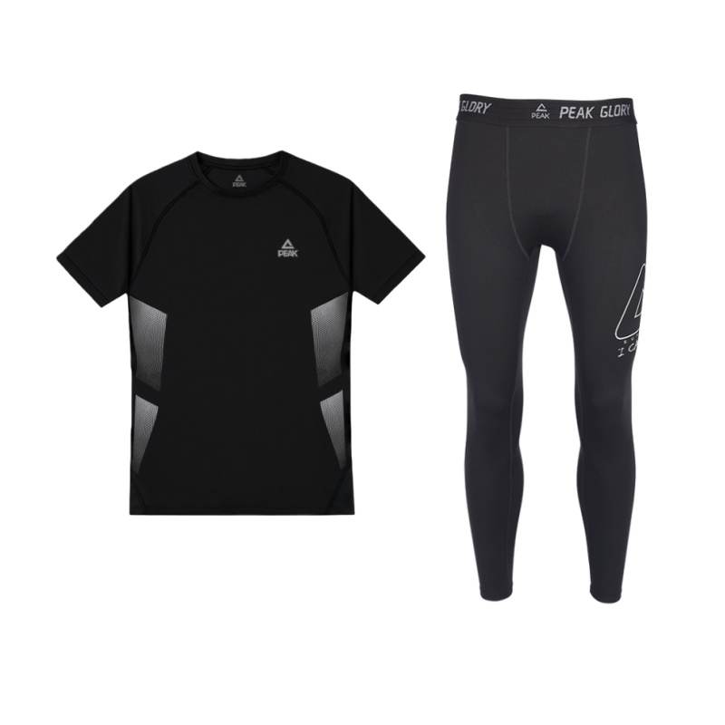 PEAK PEAK Fitness Sets Men's Crew Neck Thin