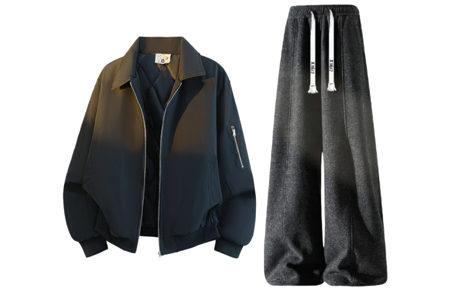 X1617 Casual Sportswear Men's Lapel Moderate