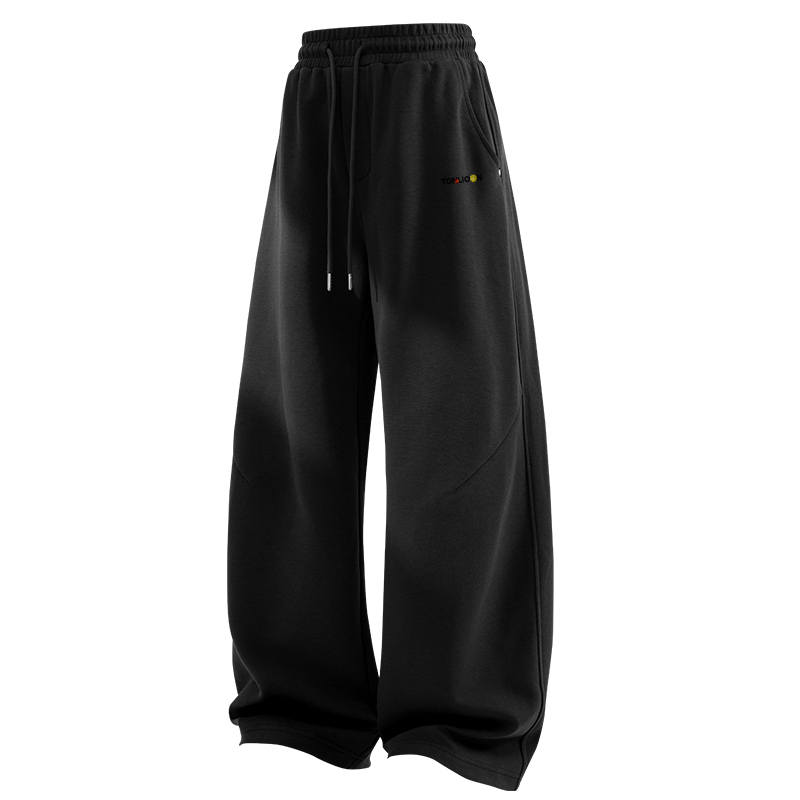 Tonlion Casual Pants Unisex Thickened And Fleece Lined Scimitar Pants