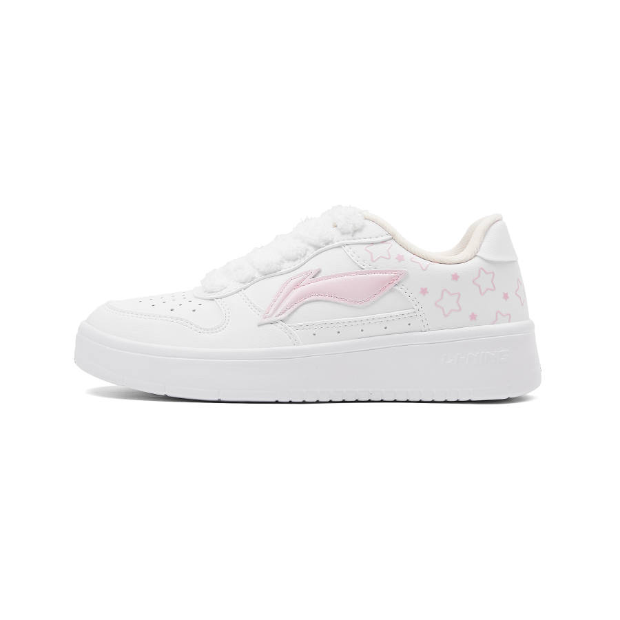 Li-Ning Li Ning Floating Boat Height Increasing Abrasion Resistant Breathable Slip Resistant Low top Skateboard Shoes Women's
