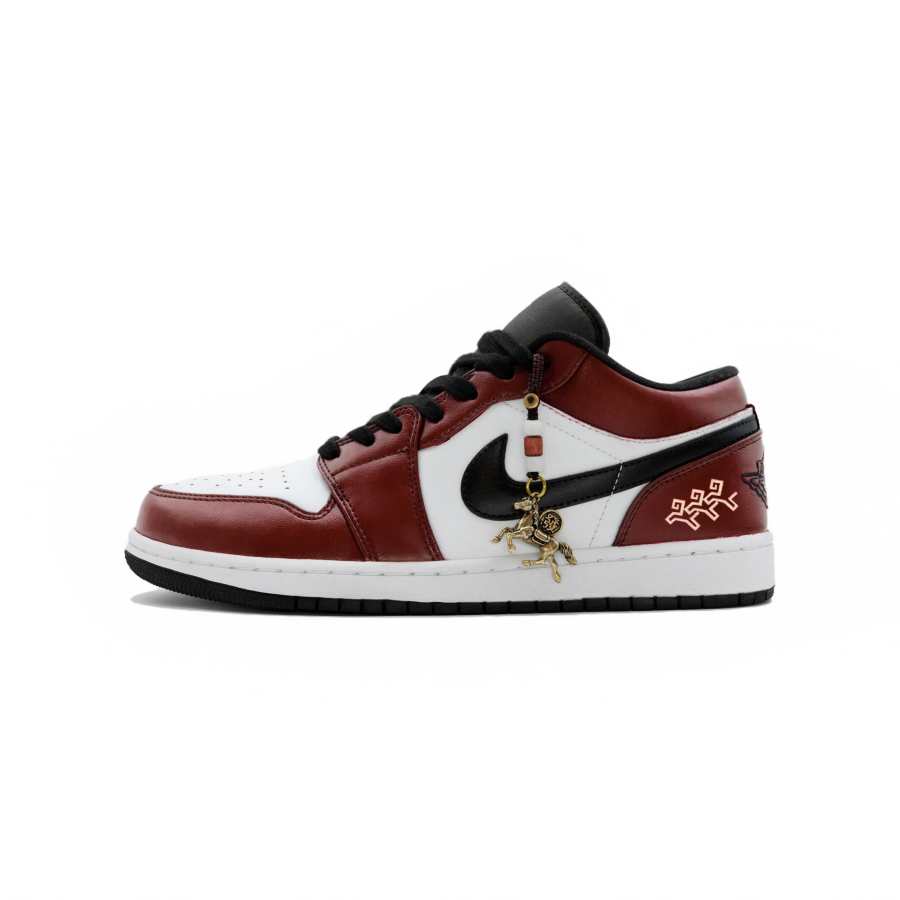 Jordan Jordan Air Jordan 1 Year Of The Horse CNY New Year Greetings, Step by Step Prosperity Abrasion Resistant Breathable