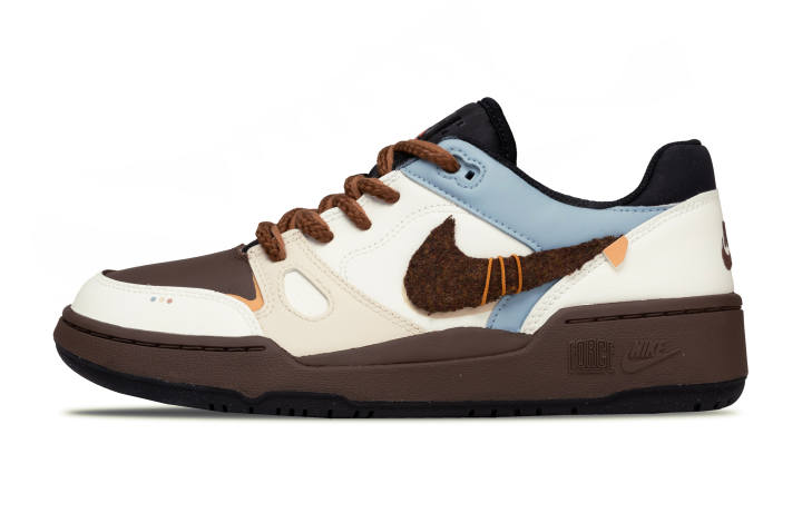 Nike Nike Full Force Farm Milk Coffee, Shark Baby Lightweight Low top Skateboard Shoes Men's