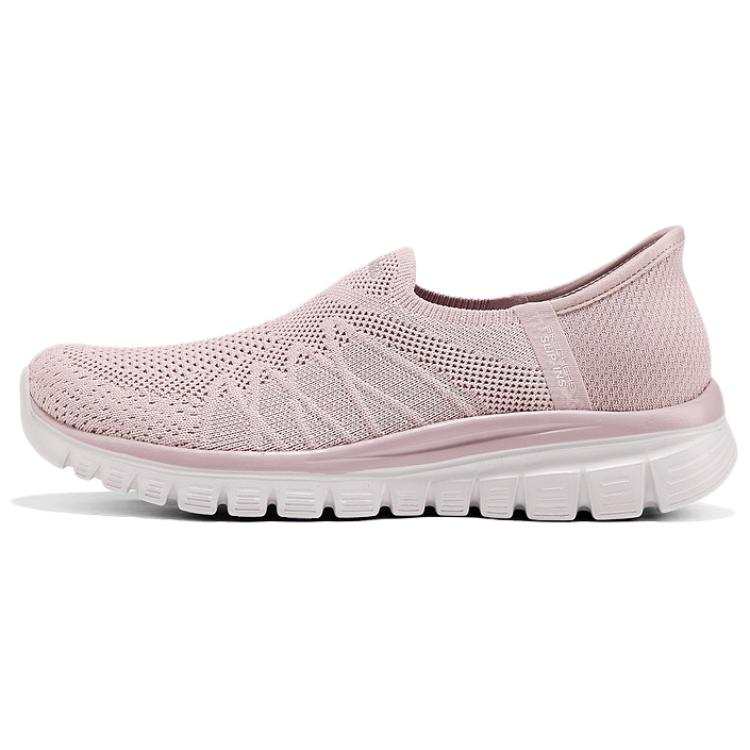 Skechers Modern Comfort Fabric Breathable Support Rebound Low top Casual Shoes Women's Purple