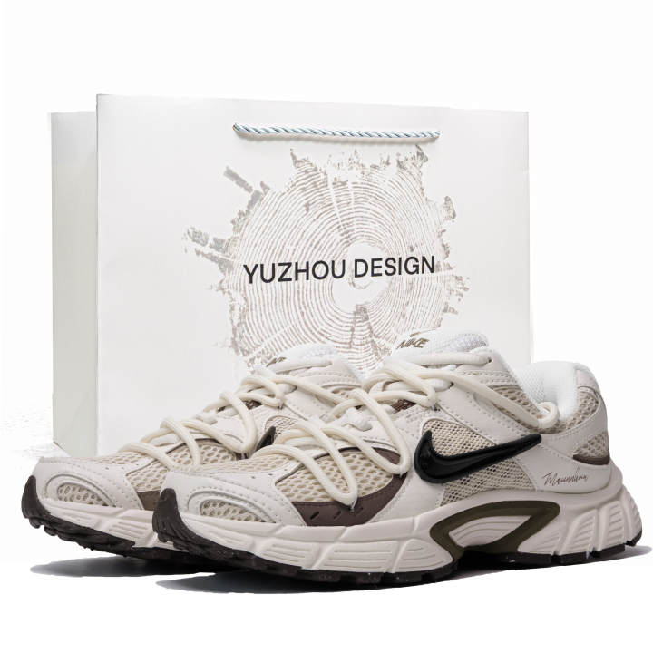 Nike Nike V5 RNR Slip Resistant Abrasion Resistant Low top Chunky Sneakers Men's Beige Brown