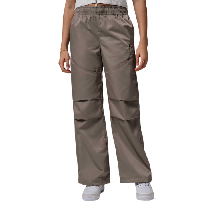 Jordan Jordan Brooklyn Casual Pants Women's Olive Gray/Black Moderate Straight Fit Pants