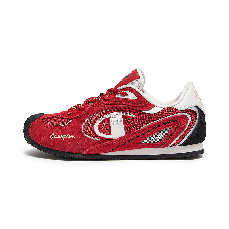 Champion Low top Casual Shoes Women's Aurora Red/Milk White