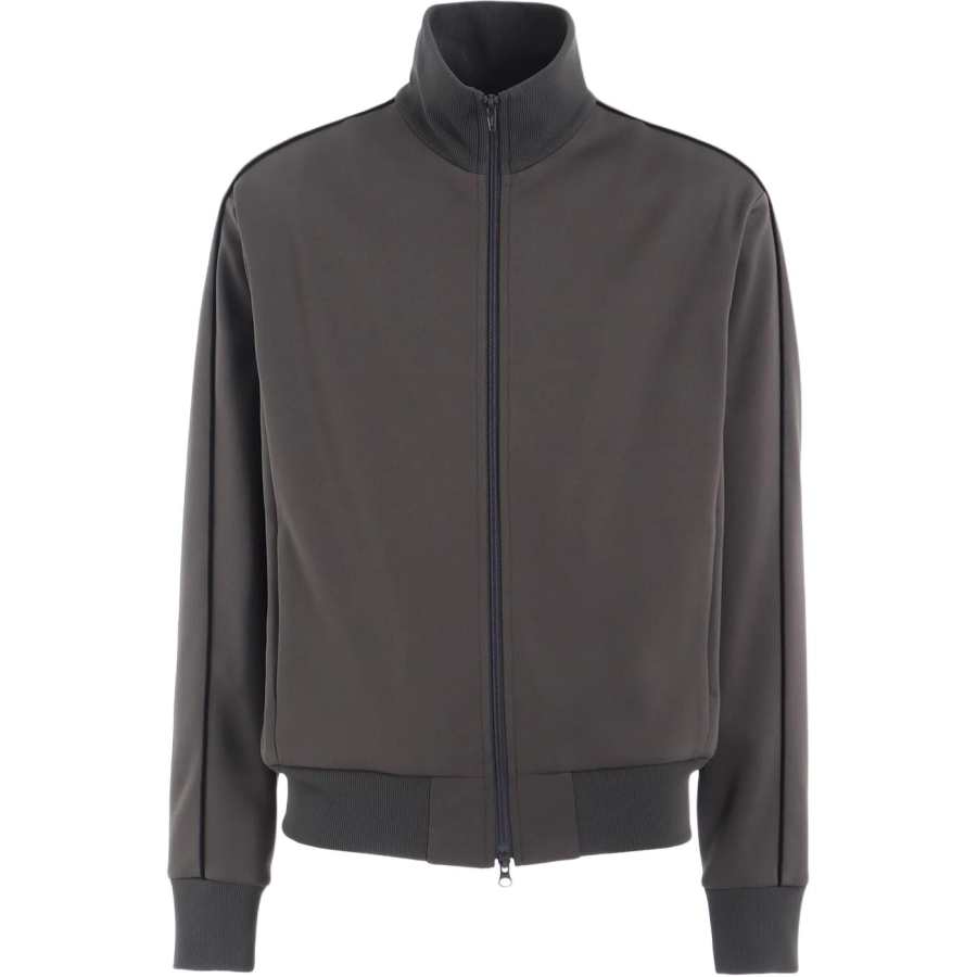 Yohji Yamamoto Ground Y FW25 POLYESTER SMOOTH SPLIT RAGLAN TRACK JACKET Jackets & Coats Unisex