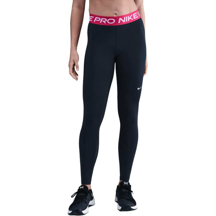 Nike Nike Pro Leggings Women's Black Bright Pink Moderate