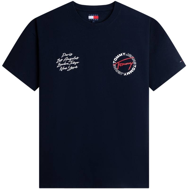 Tommy Hilfiger T Shirts Men's Crew Neck Moderate