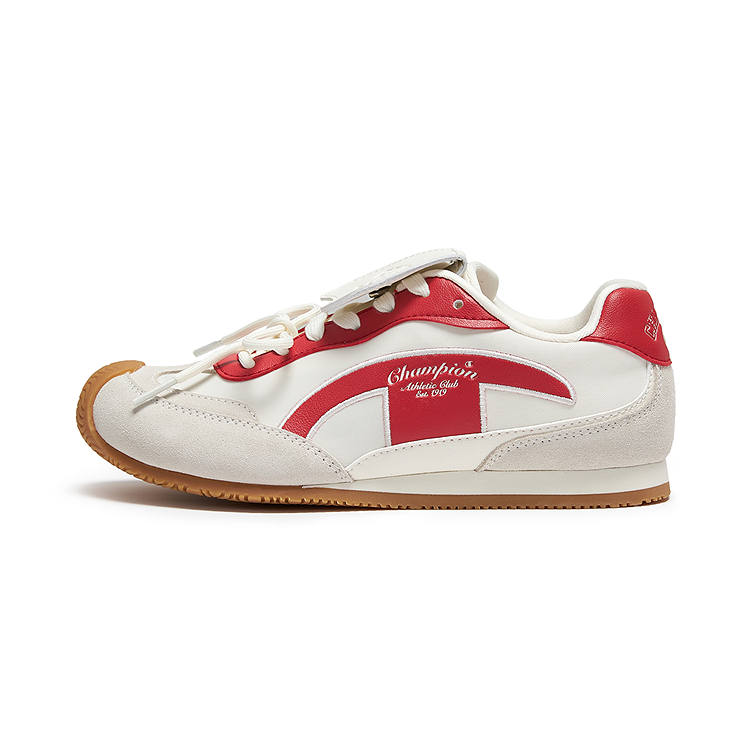Champion Low top Casual Shoes Women's Milk White/Aurora Red