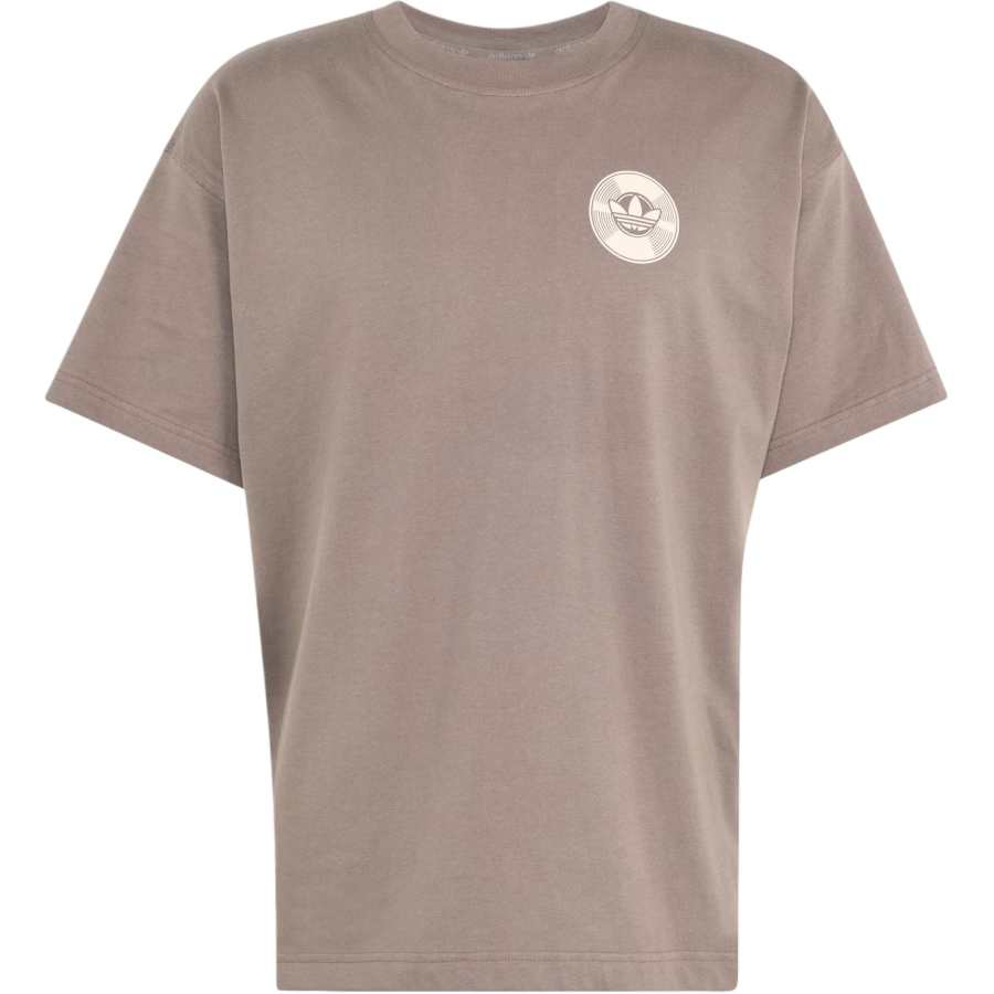 Adidas Originals T Shirts Men's Charcoal Crew Neck