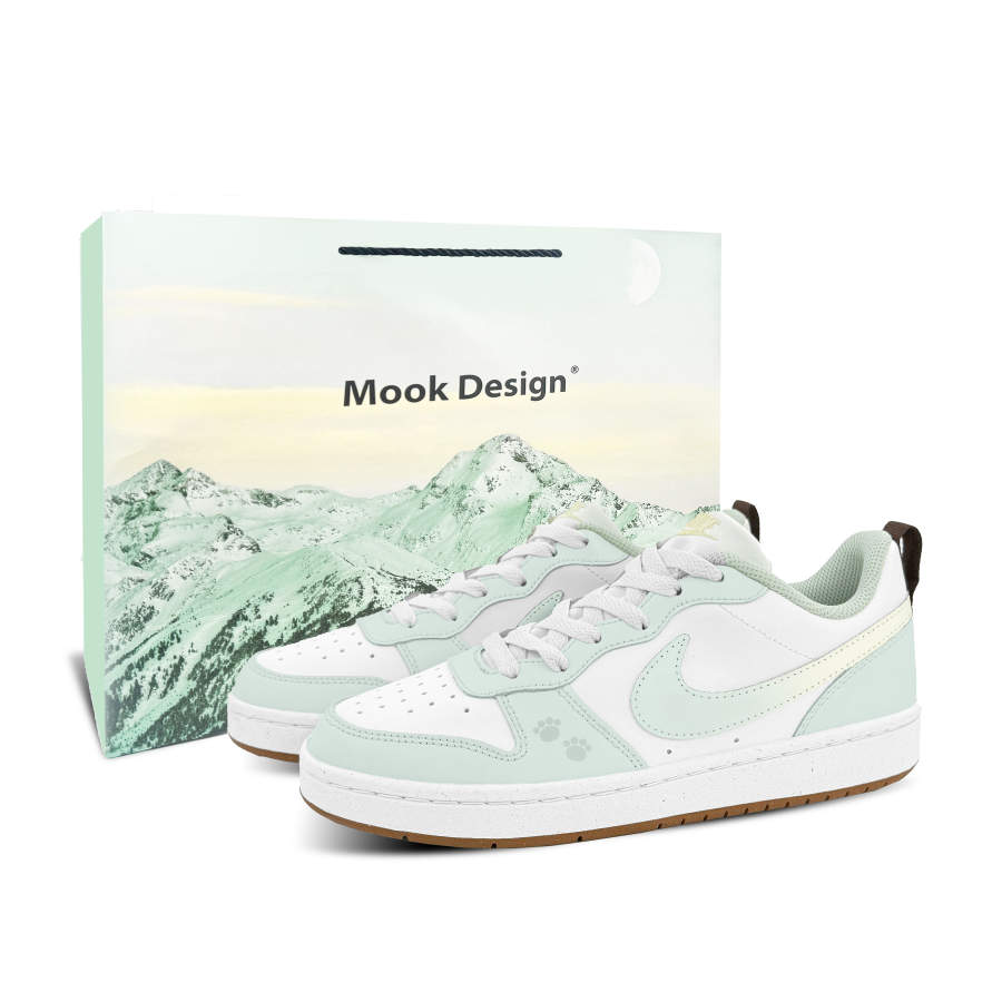 Nike Nike Court Borough Moss Green Shopping Bag Low top Skateboard Shoes Women's Green