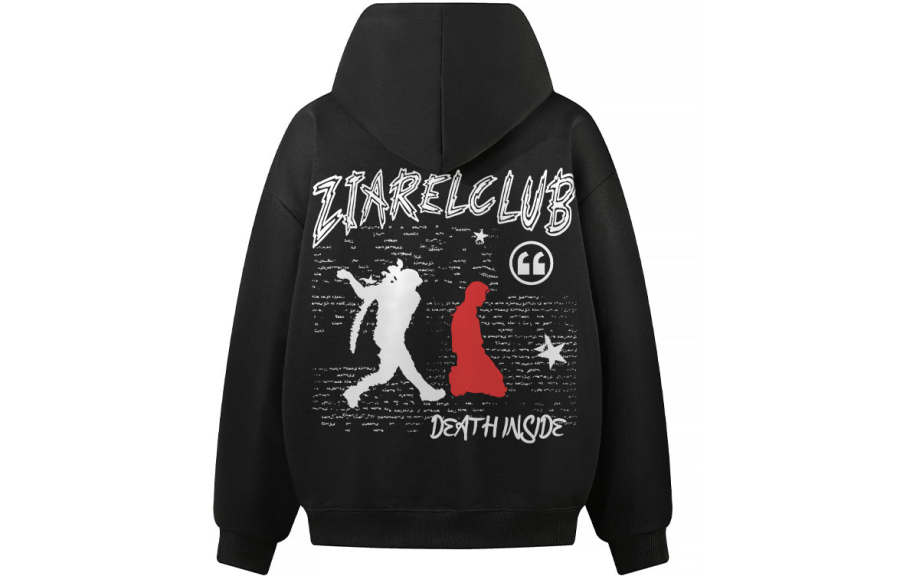 ZIAREL Sweatshirts Unisex Hooded Moderate Heavyweight
