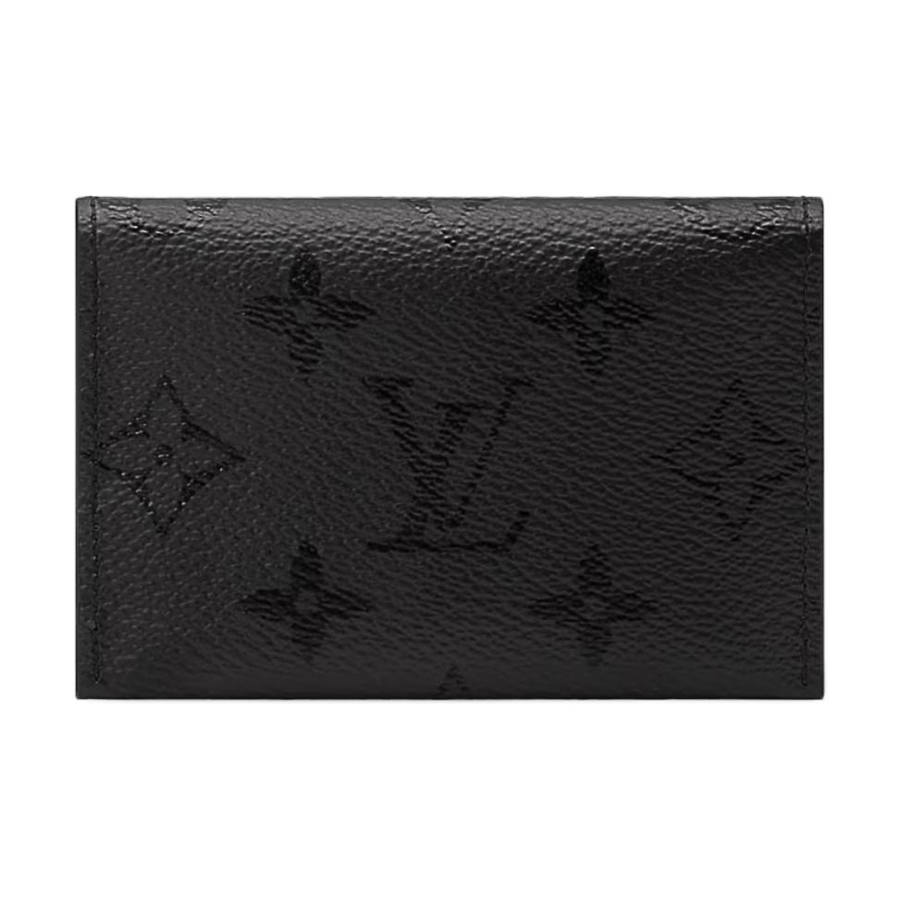 LOUIS VUITTON SLIM Monogram Midnight Coated Canvas Card Holder Card Holder Men's Black