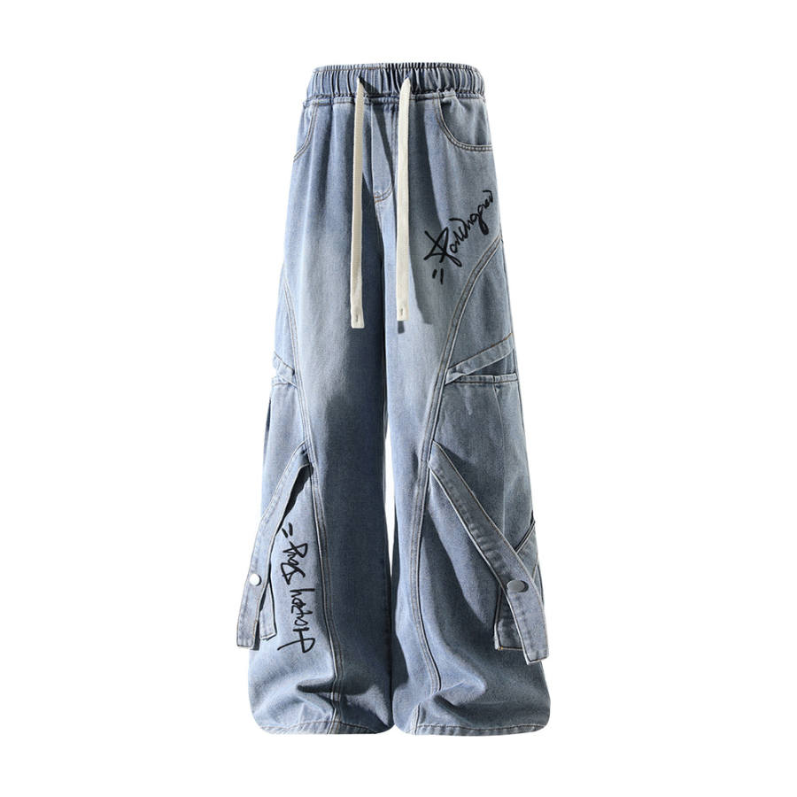 PAL ONGACO Jeans Unisex Moderate Cargo Pants