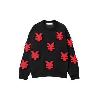 SQQZ Project Crew Neck Loose Fit Sweatshirt Unisex