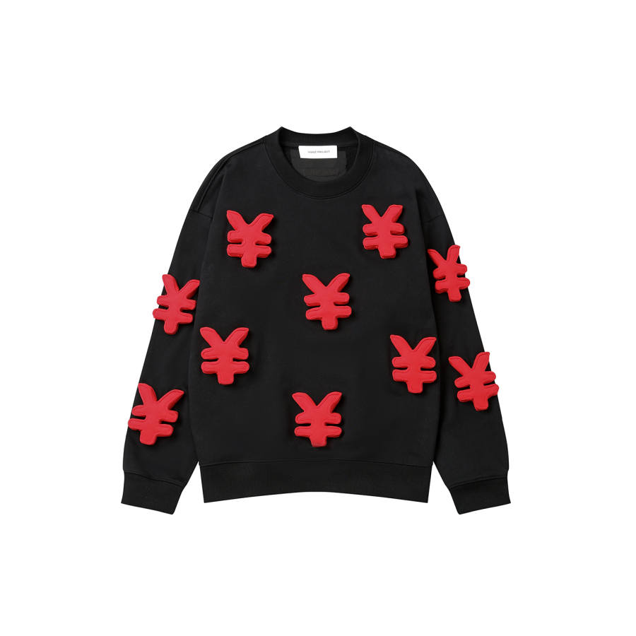 SQQZ Project Crew Neck Loose Fit Sweatshirt Unisex