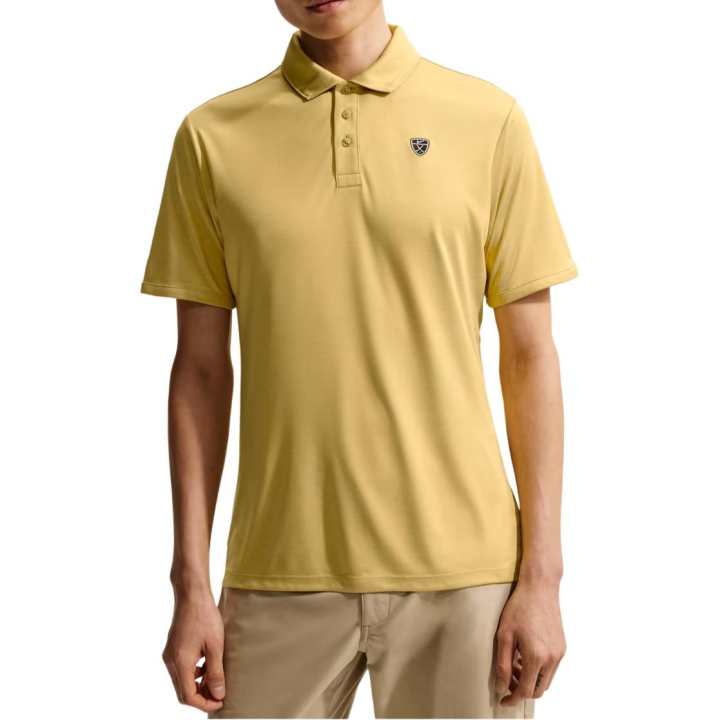 Nike Nike Golf Clothing Men's Saffron Quartz Stone Polo Collar Moderate