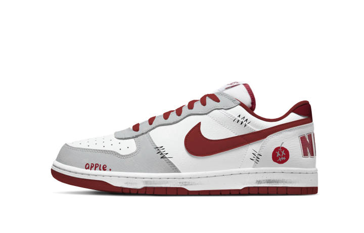 Nike Nike Big Only Cares About Apple Low top Skateboard Shoes Men's Red