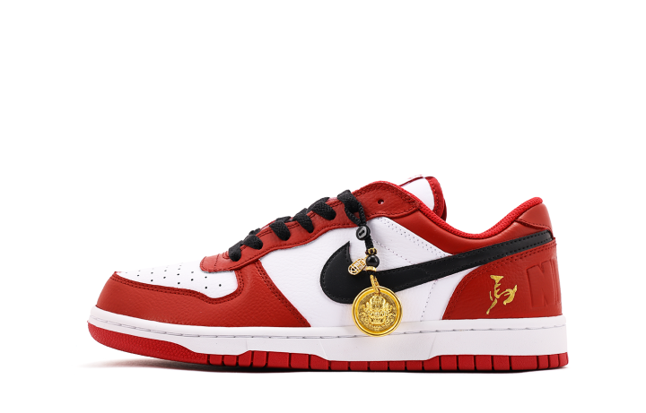 Nike Nike Big Coverage Cushioning Coverage Cushioning Low top Skateboard Shoes Unisex Red Black