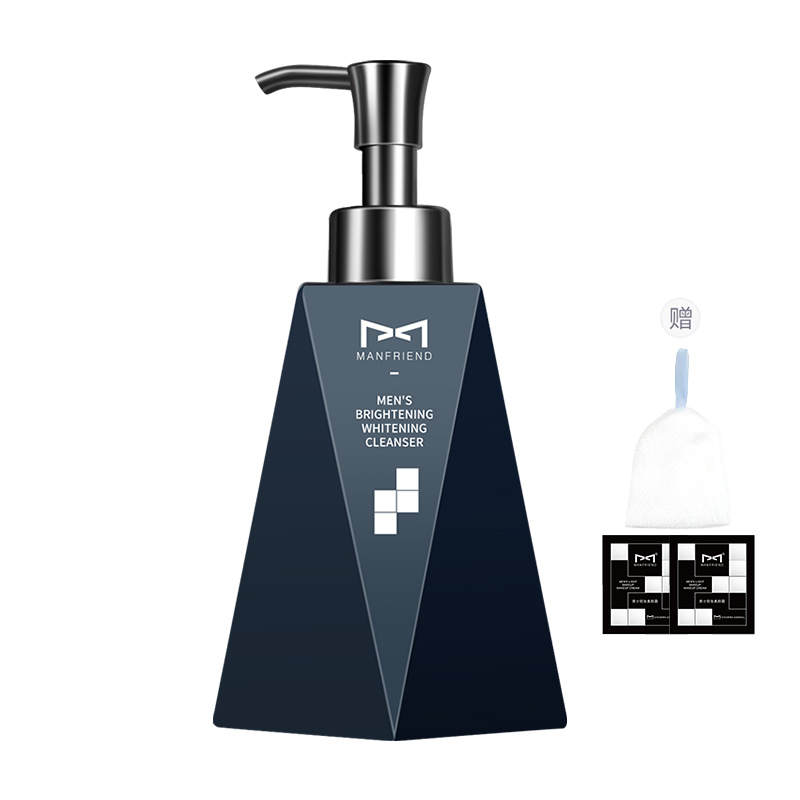MANFRIEND Men's Niacinamide Whitening Facial Cleanser, Acne Fighting Oil Control Hydrating Cleaning Hydrating