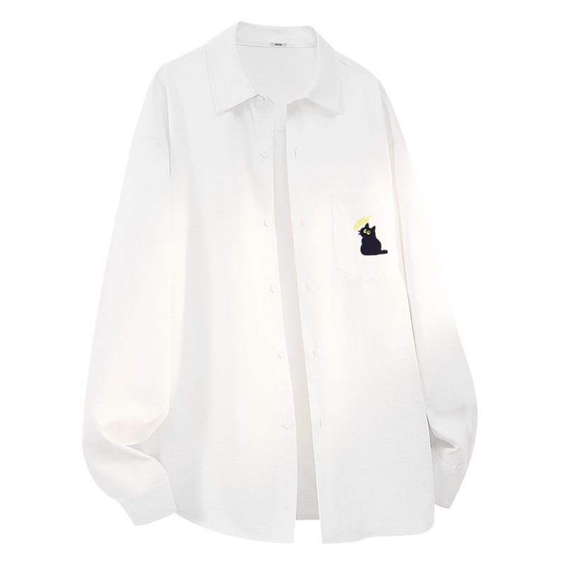MINISO MINISO Shirts Unisex Lapel Moderate Workwear