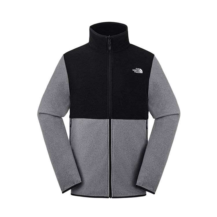 THE NORTH FACE Glacier FW25 Fleece Clothing Men's Gray/Cosmic Black