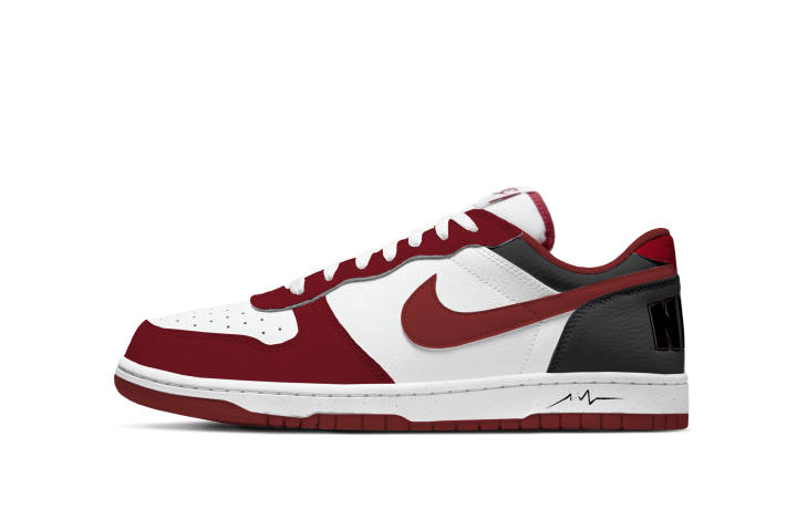 Nike Nike Big Block 3 Low top Skateboard Shoes Men's Red