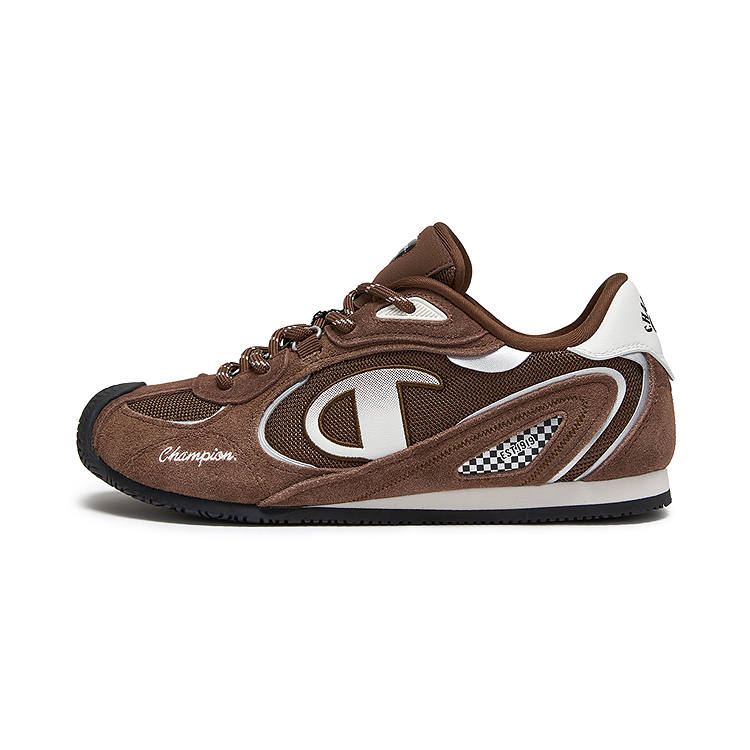 Champion Low top Casual Shoes Women's Pinecone Brown/Silver White