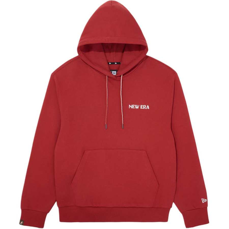 New Era Sweatshirts Unisex Red Hooded Moderate