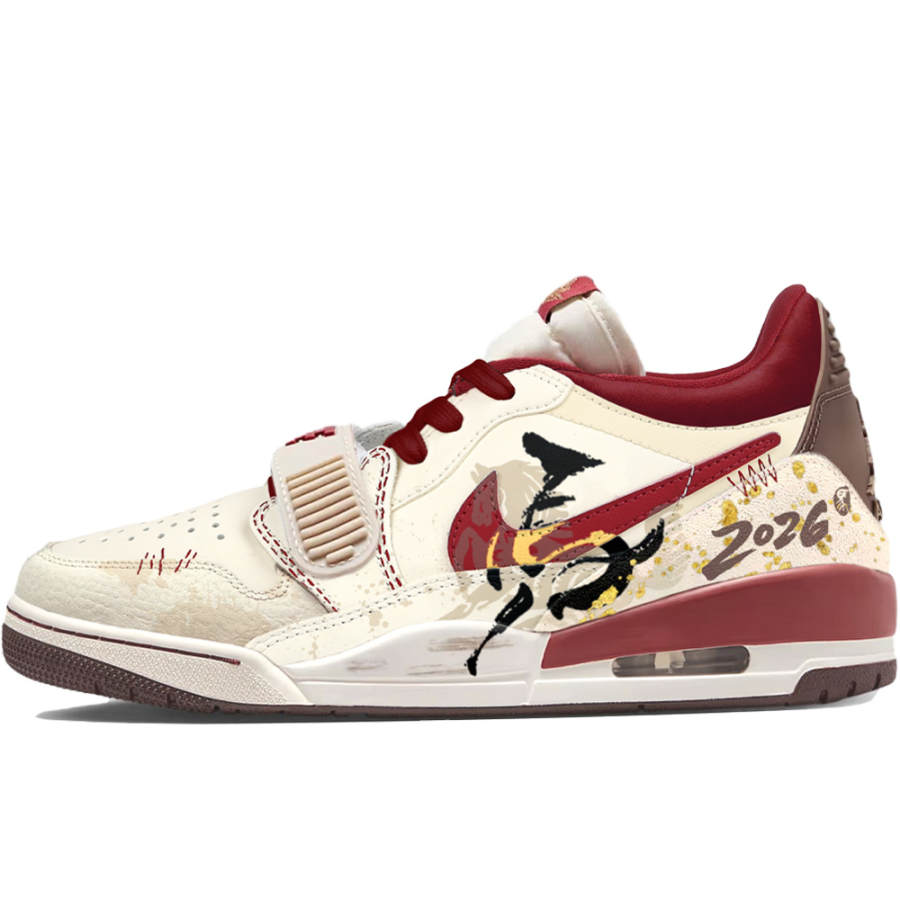 Jordan Jordan Legacy 312 Horse Year Limited CNY Edition, Golden Horse Blessing Abrasion Resistant Abrasion Resistant Low top
