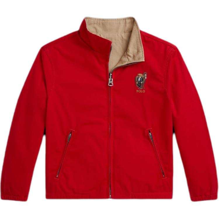 Polo Ralph Lauren Jackets & Coats 2026 Polo Bear Red & Vintage Khaki Children Aged 3 7 Years Old