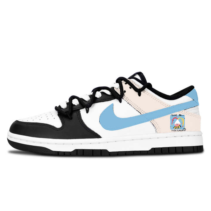 Nike Nike Dunk Black White, Light Blue, Ugly Harmony Abrasion Resistant Slip Resistant Abrasion Resistant Slip Resistant