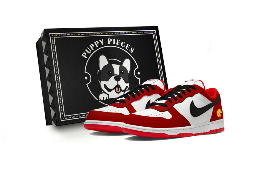 Nike Nike Big Galloping Horse, Year Of The Horse Limited Edition Low top Skateboard Shoes Men's White Red
