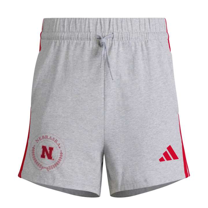 Adidas Adidas Nebraska FW25 Cornhuskers Essentials Casual Shorts Women's