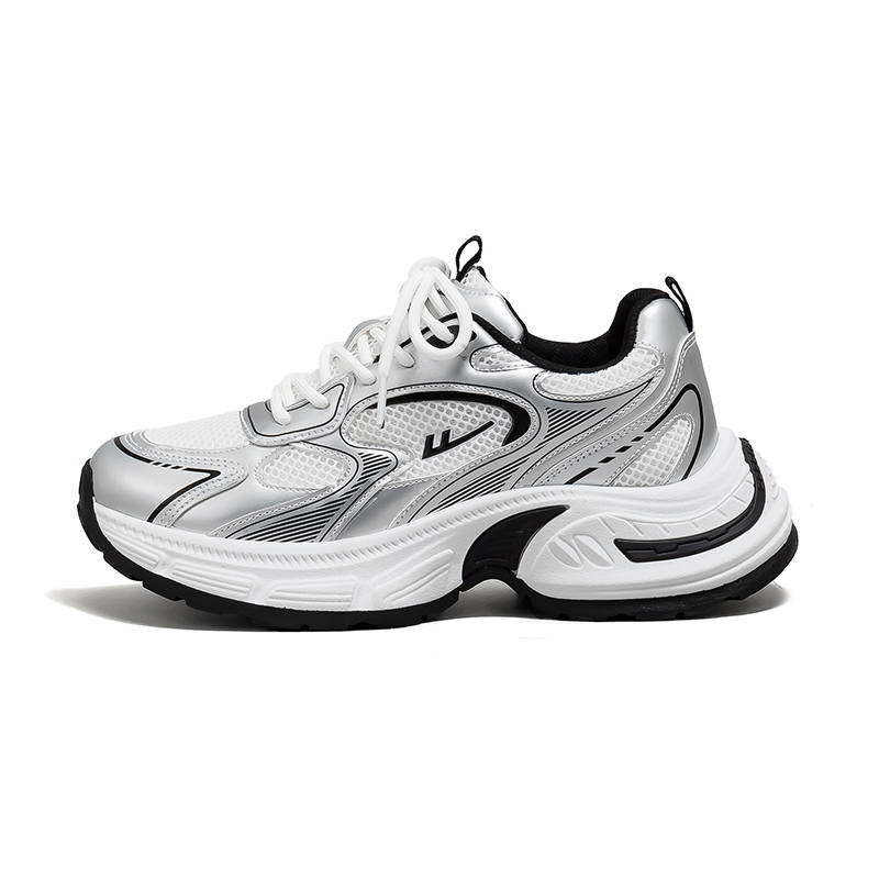 WARRIOR WARRIOR Low top Chunky Sneakers Women's Silver White